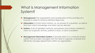 Management Information System | PPT