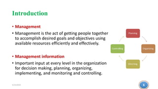 Management information system (MIS) | PPTX