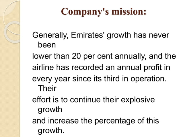 Management Information System In Emirates Airlines PPT