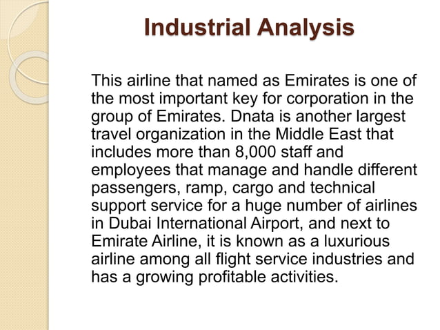 Management Information System In Emirates Airlines PPT