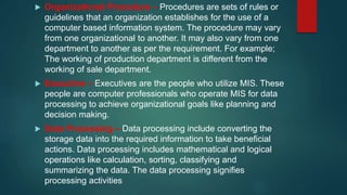 Management information system presentation | PPTX