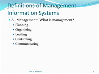 Management information systems | PDF