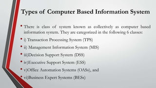 Management information systems | PPTX | Operating Systems | Computer ...