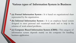 Management information systems | PPTX
