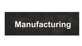Manufacturing
 