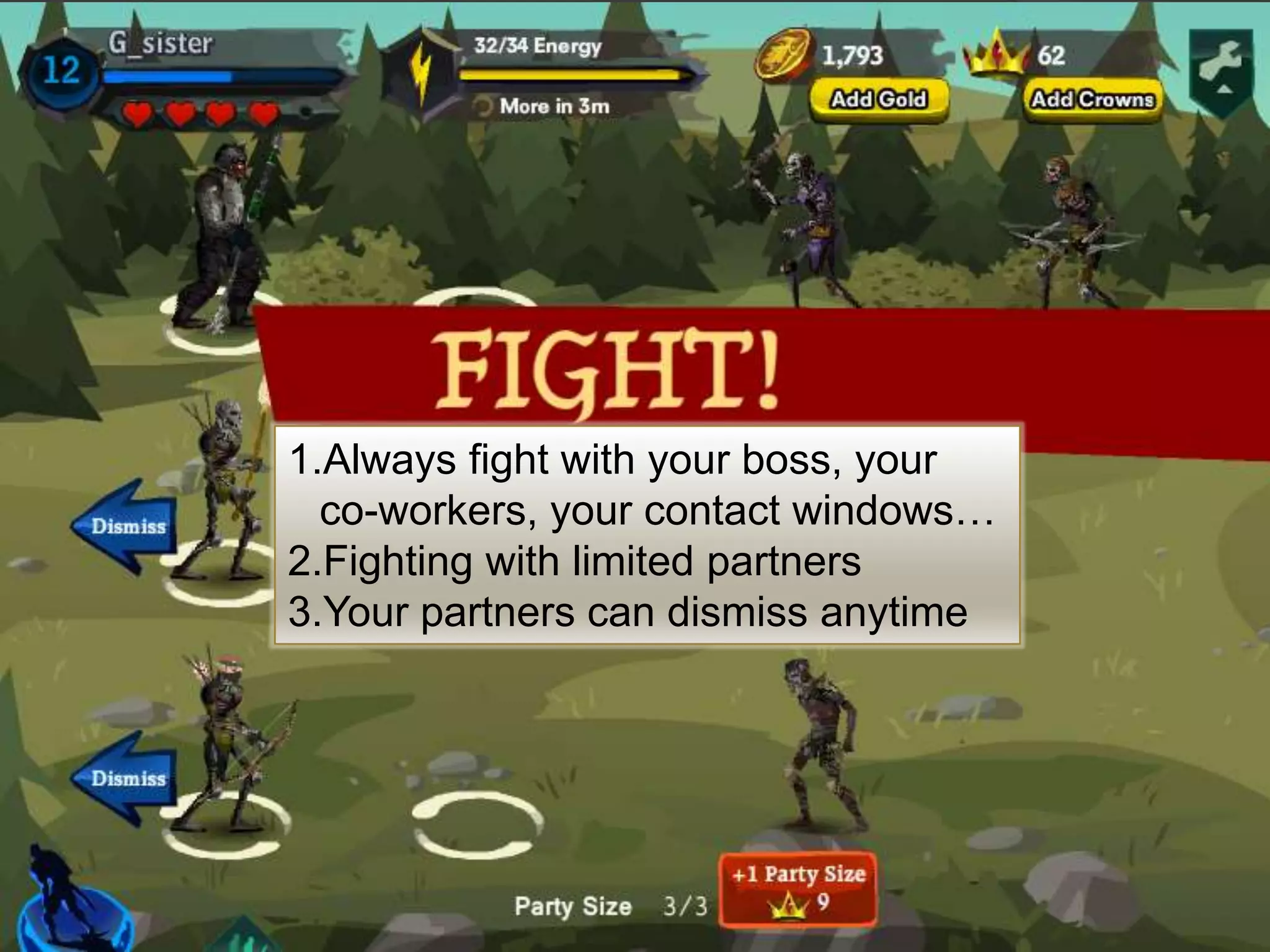 1.Always fight with your boss, your
  co-workers, your contact windows…
2.Fighting with limited partners
3.Your partners can dismiss anytime
 