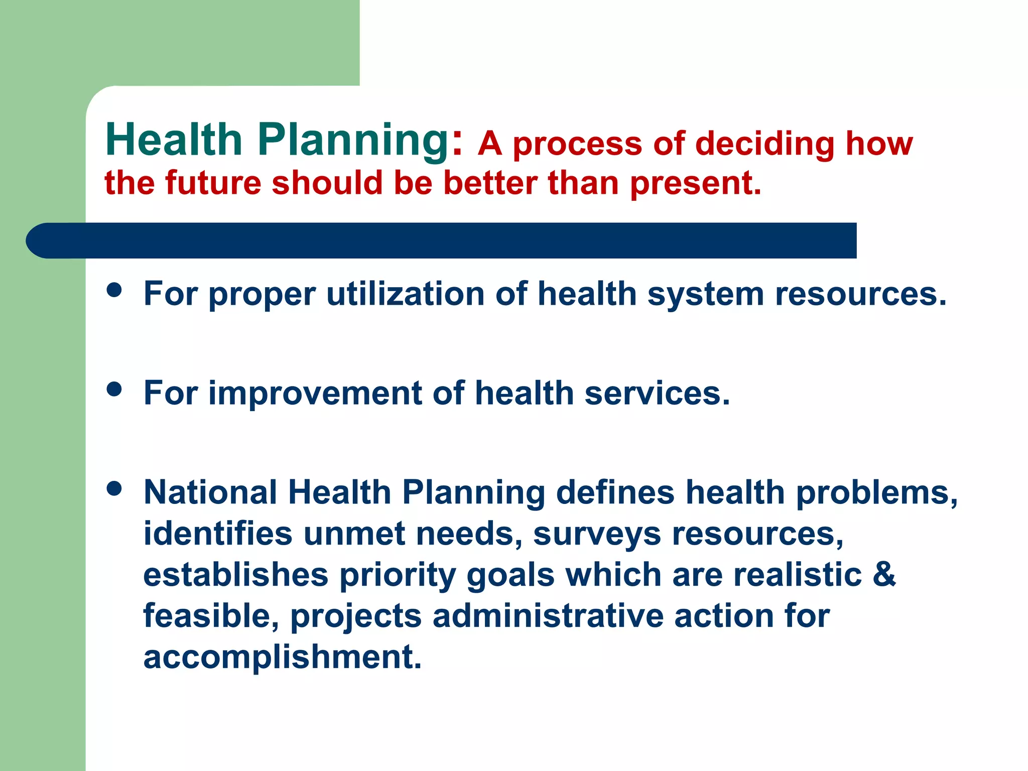 Management in Health | PPT