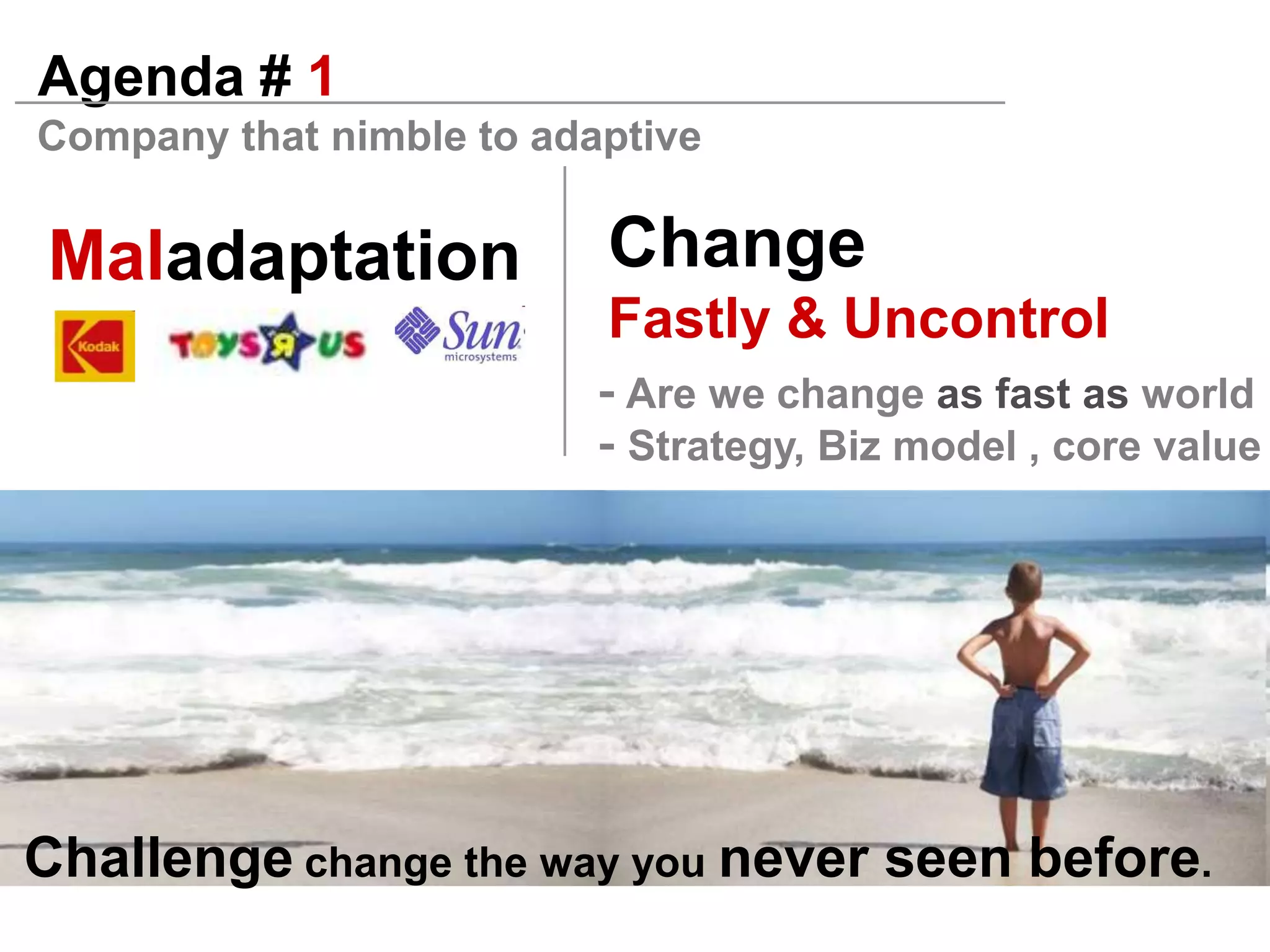 The InnovationstackWhat is thePoint ?Management innovationNot all types innovation     are created equalStrategic innovationProduct/service innovationOperational innovation Higher tiers signify higher level of value creation         and competitive defensibility 