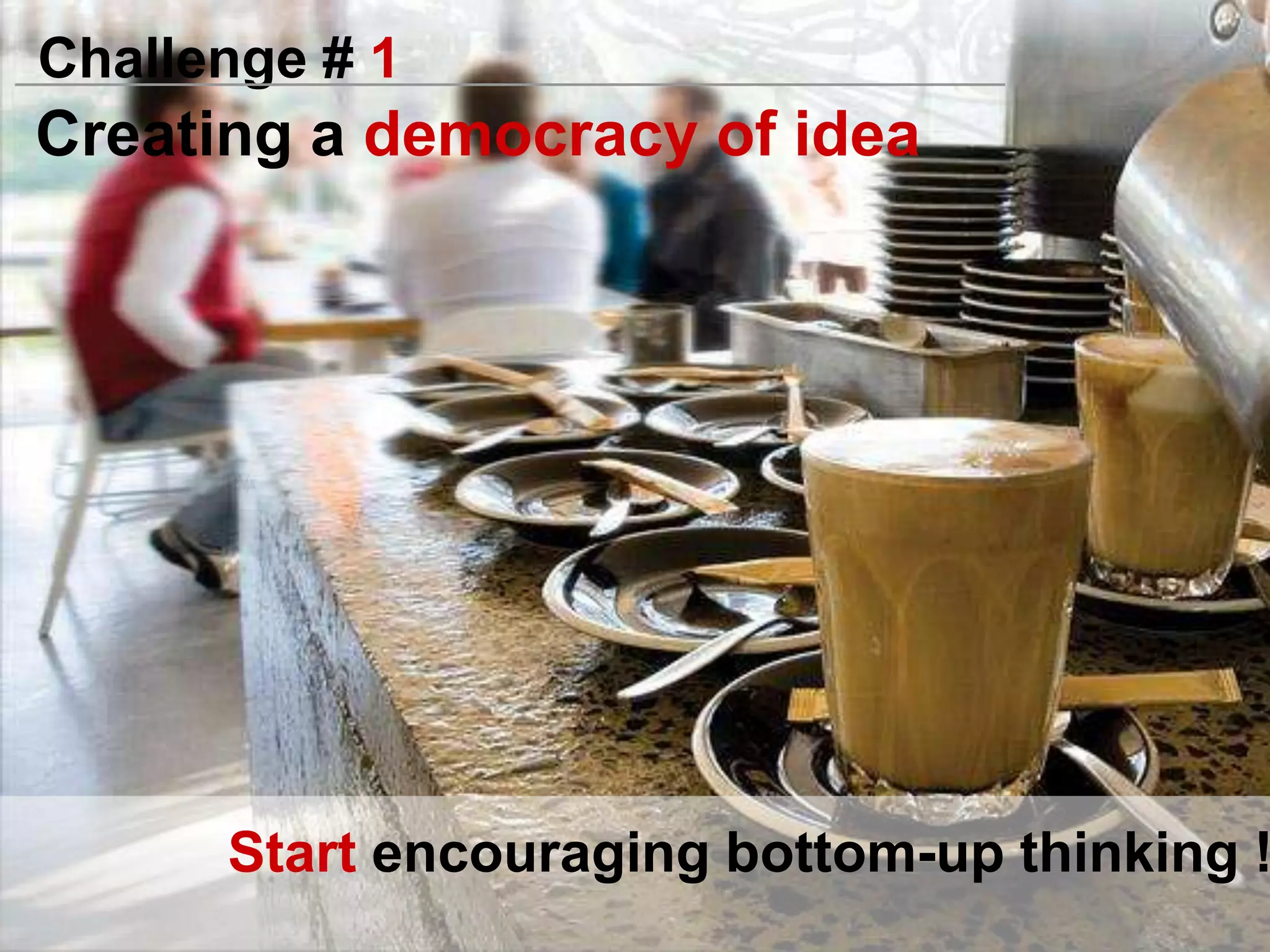 Imagine # 1Escaping the shackle Standardize or Bad conformance