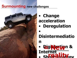 Surmountingnew challengesChange acceleration