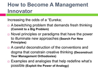 Management Innovation | PPTX