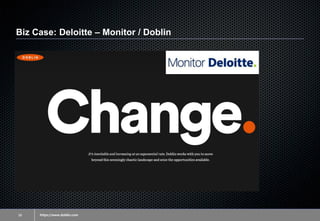 Biz Case: Deloitte – Monitor / Doblin
39 https://www.doblin.com
 
