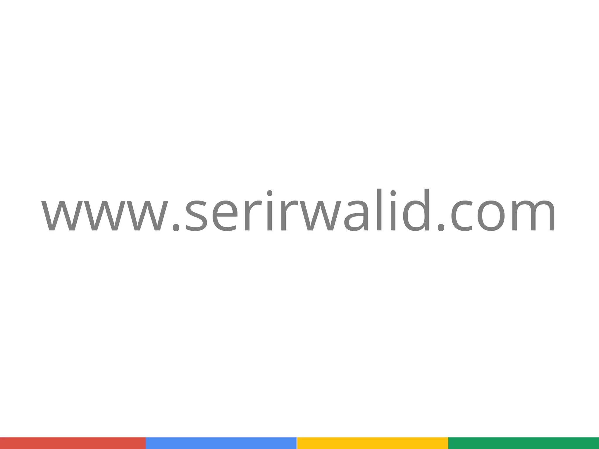 www.serirwalid.com
 