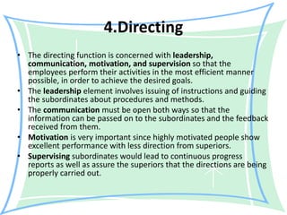 Management & its functions | PPTX