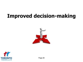 Improved decision-making




          Page 26
 