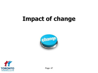 Impact of change




      Page 47
 