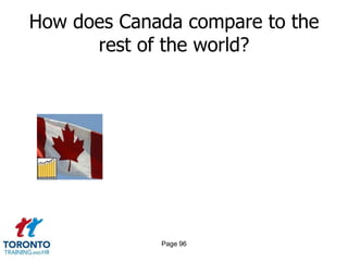 How does Canada compare to the
      rest of the world?




             Page 96
 