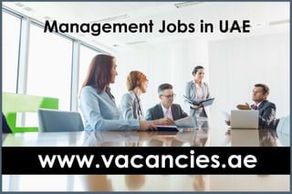 Management jobs in uae