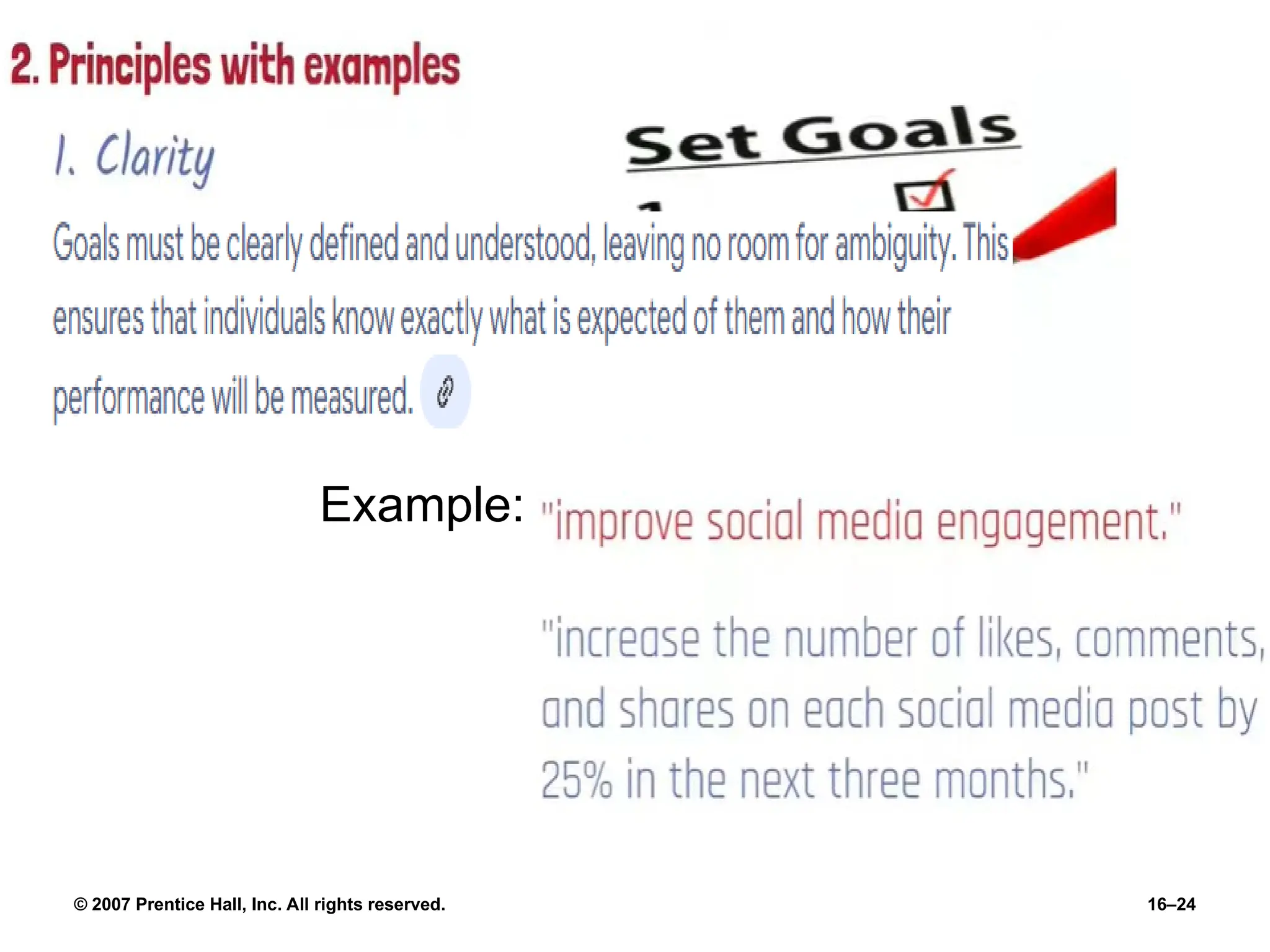© 2007 Prentice Hall, Inc. All rights reserved. 16–24
Example:
 