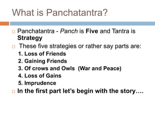 Management Lessons from Panchatantra | PPSX
