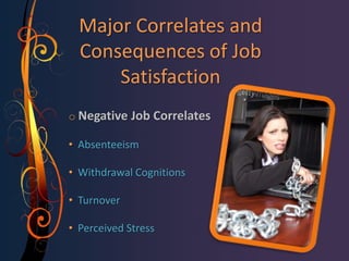 Correlates of Job Satisfaction