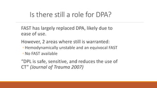 Management of abdominal trauma | PPTX