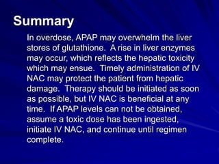 Management of Acetaminophen Toxicity1.ppt