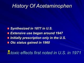 Management of Acetaminophen Toxicity1.ppt