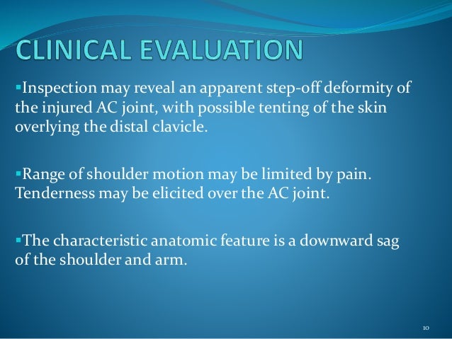 Management of acromioclavicular joint dislocations