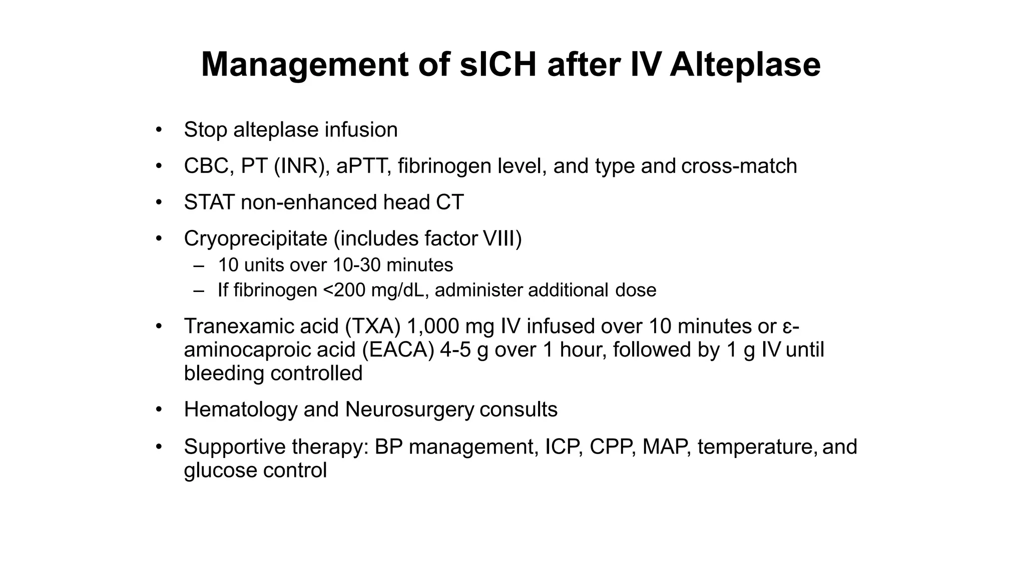 Management of acute ischemic stroke including tia [autosaved] | PPTX
