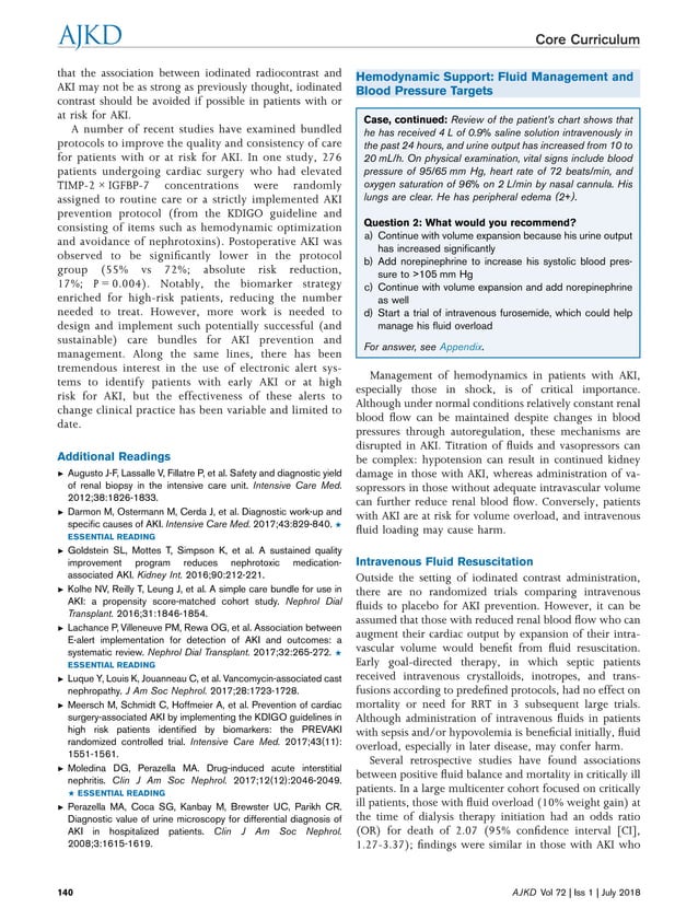 Management of acute kidney injury | PDF
