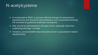 Management of acute liver failure in critical care | PPTX
