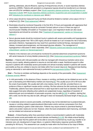 Management of acute pancreatitis up todate | PDF