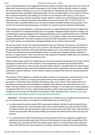 Management of acute pancreatitis up todate | PDF