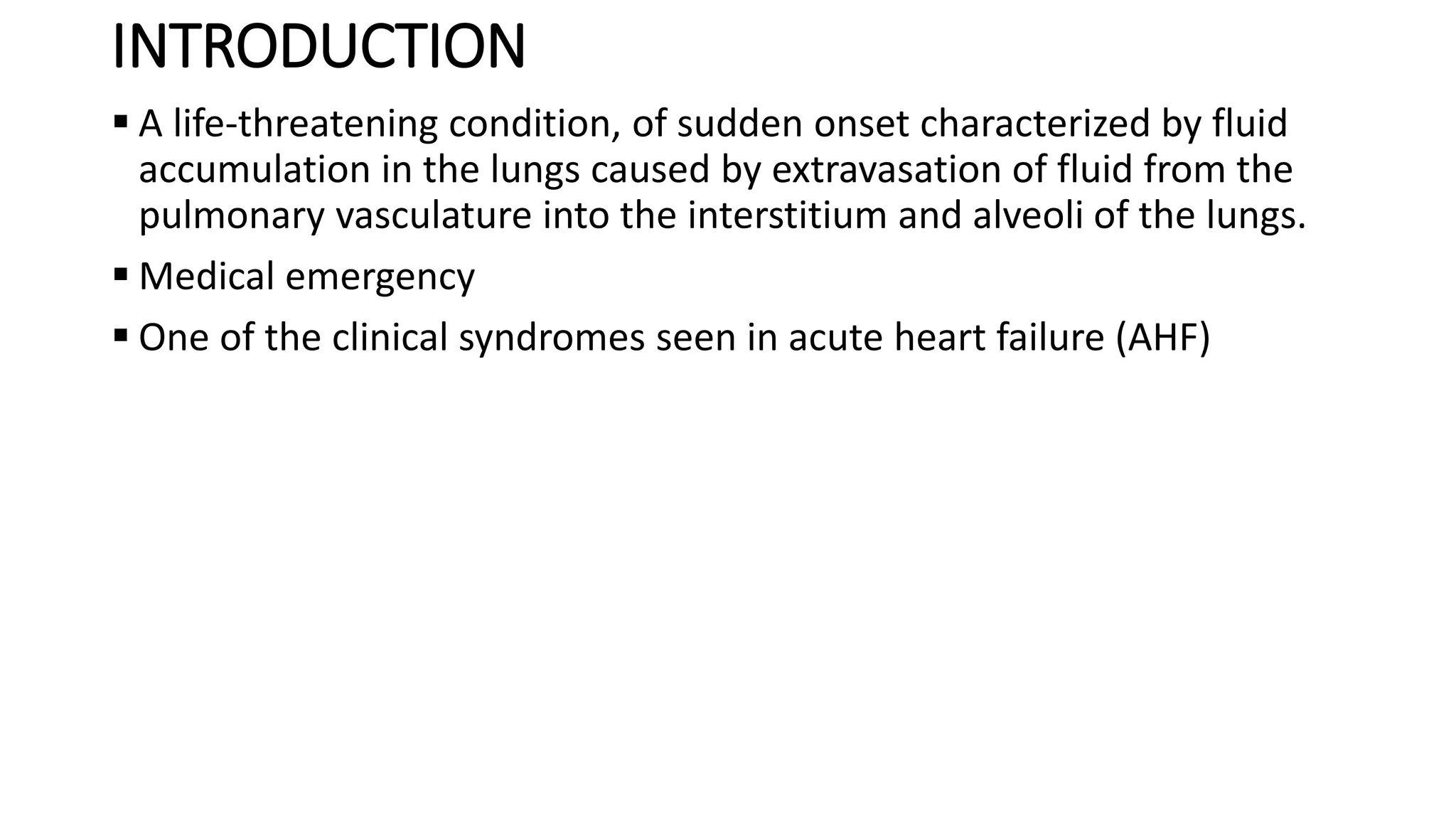 Management of acute pulmonary edema | PDF