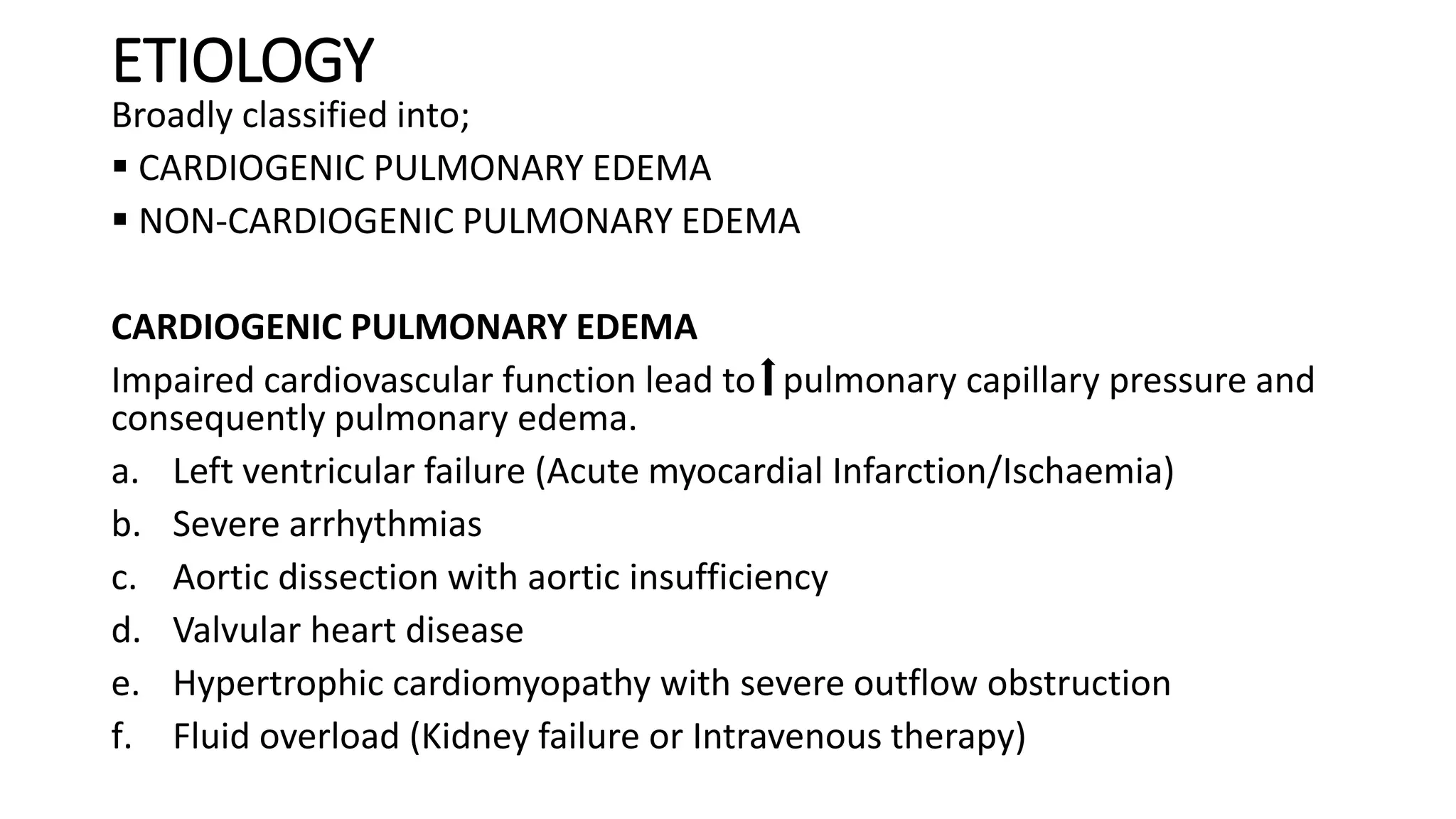Management of acute pulmonary edema | PDF