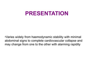 Management of acute trauma | PPTX