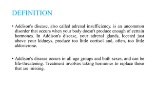 Comprehensive Management and Diagnosis of Addison's Disease | PDF