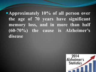Recent advances in the management of alzheimers disease | PPTX