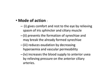 Management of Anterior uveitis.pptx