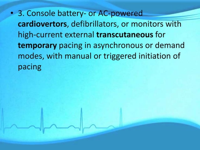 Management of a patient with pacemaker | PPTX