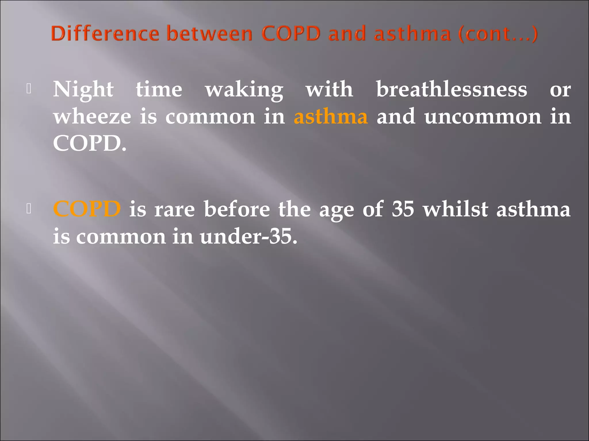 Management of asthma and copd | PPT