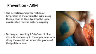 Management of axilla in carcinoma breast | PPTX