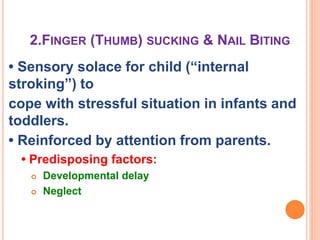 Management of behavioural disoder of children | PPTX