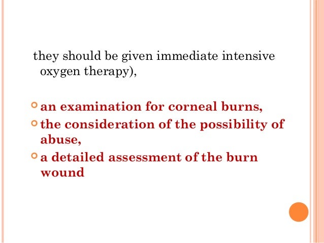 Management Of Burn In Pediatric Patients