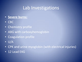 Management of burns | PPTX