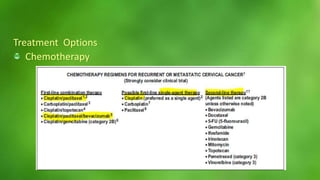 Treatment Options 
Chemotherapy 
 