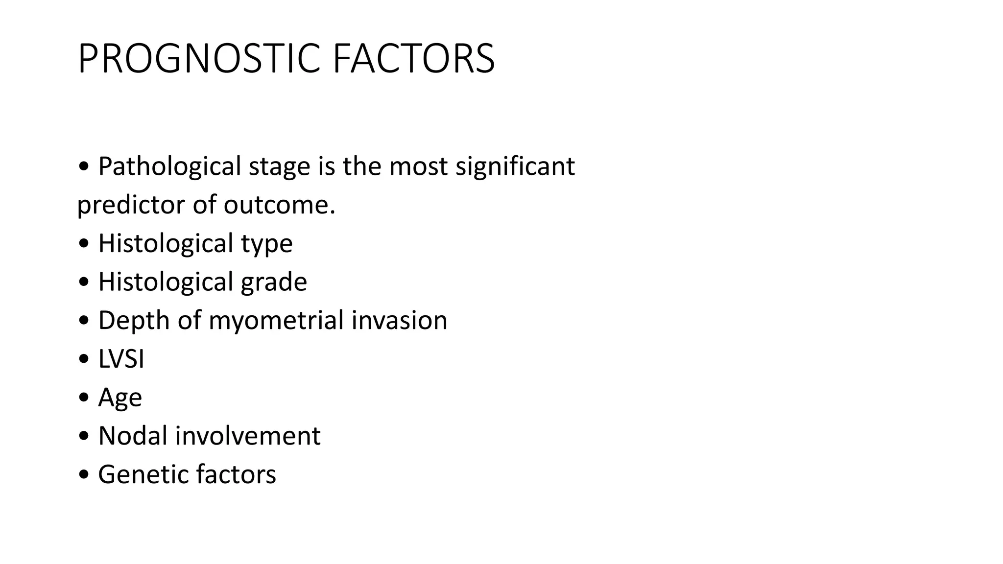 Management of ca endometrium
