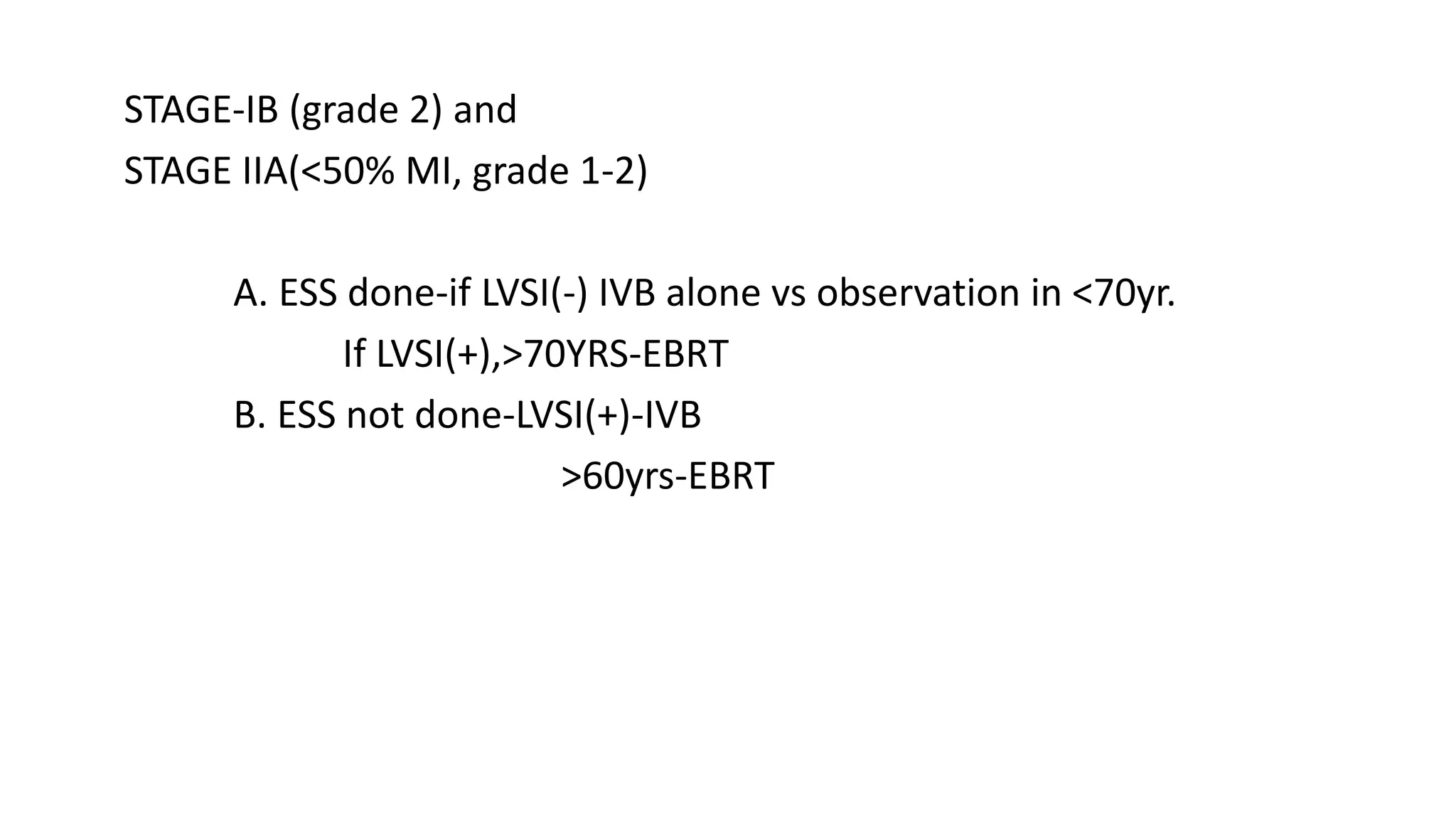 Management of ca endometrium