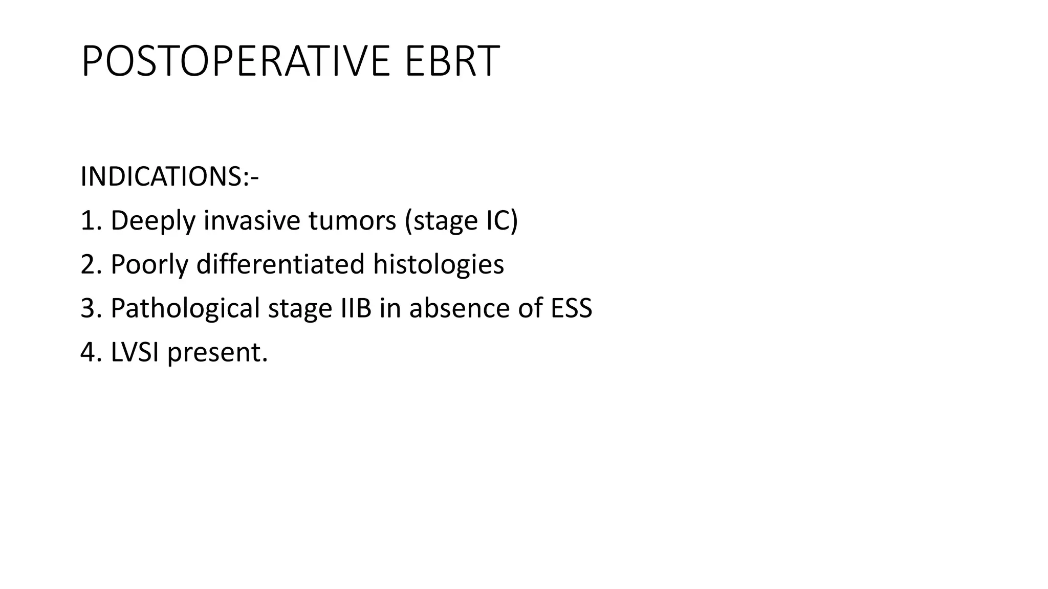 Management of ca endometrium